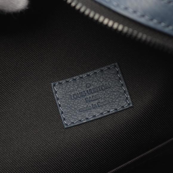 LOUIS VUITTON Rucksack Backpack Bag Monogram Shadow Navy Blue - Picture 4 of 4